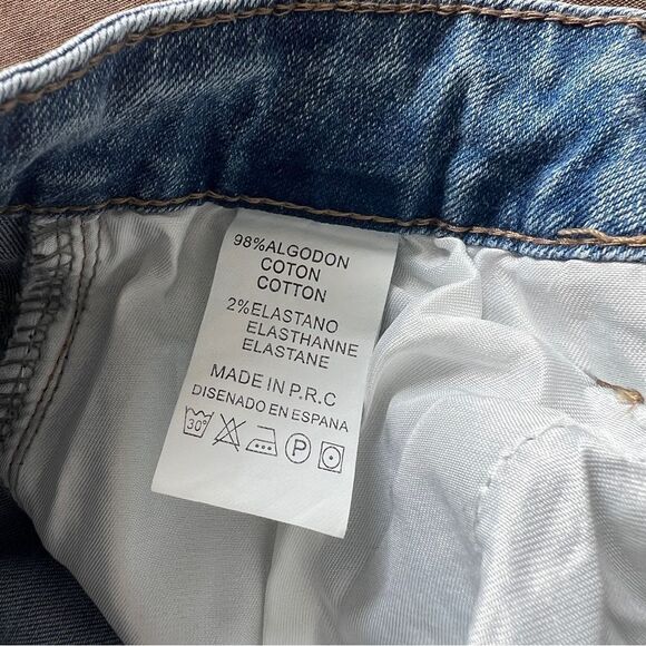 MÁS FASHION Embellished Wide Leg Jeans Size M - Picture 11 of 11